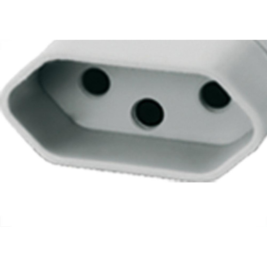 Pino Femea Perlex 2P+T 10A Cinza 2043 Pino Femea Perlex 2P+T 10A Cinza 2043