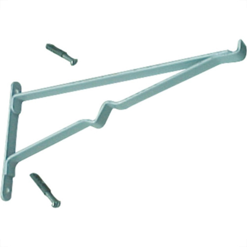 Suporte P/Vidro Prat.Branco Roloflex 20 Suporte P/Vidro Prat.Branco Roloflex 20