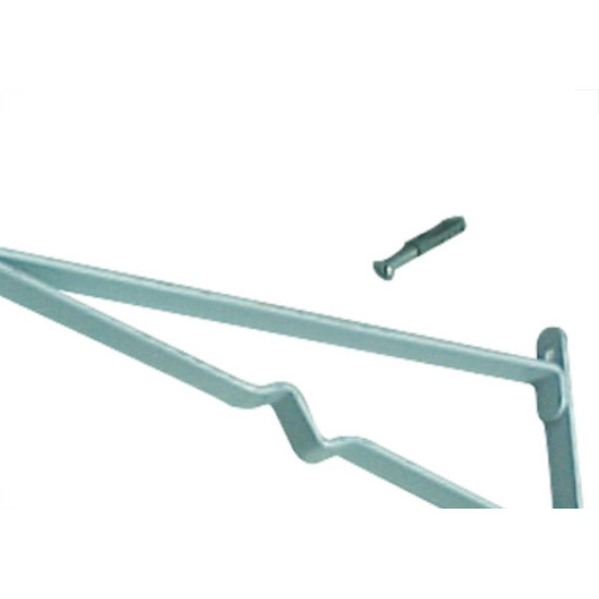 Suporte P/Vidro Prat.Branco Roloflex 20 Suporte P/Vidro Prat.Branco Roloflex 20