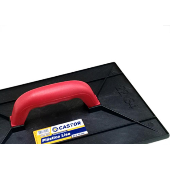 Desempenadeira Pvc Castor Pr Lisa 22X34 029 Desempenadeira Pvc Castor Pr Lisa 22X34 029