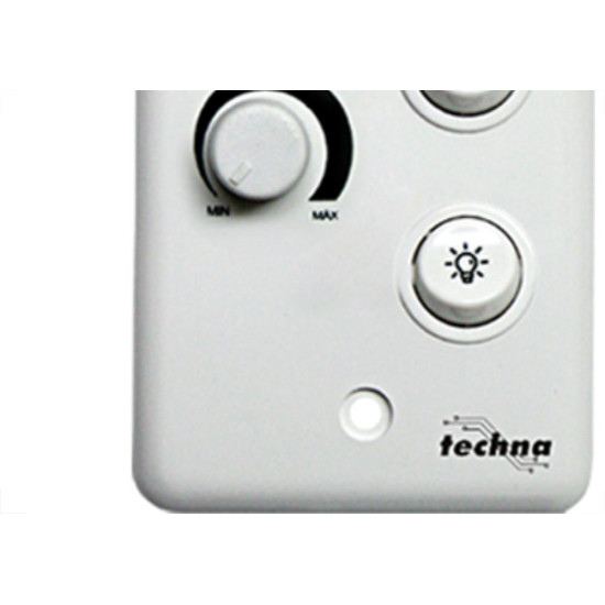 Controle Velocidade Rotativo C/Ch Bivolt Branco Techna Controle Velocidade Rotativo C/Ch Bivolt Branco Techna
