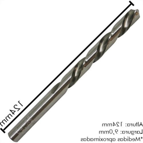 Broca Aco Rapido Irwin 9,0Mm - Kit C/5 Unidades Broca Aco Rapido Irwin 9,0Mm - Kit C/5 Unidades