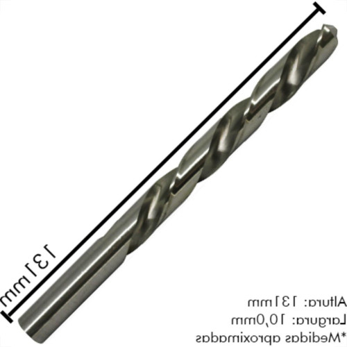 Broca Aco Rapido Irwin 10,0Mm - Kit C/5 Unidades Broca Aco Rapido Irwin 10,0Mm - Kit C/5 Unidades