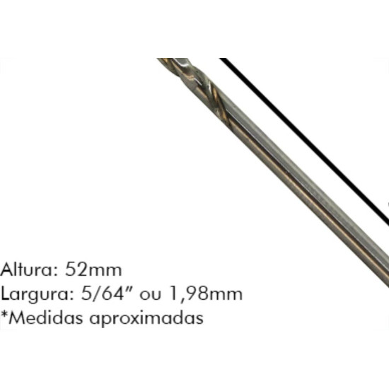 Broca Aco Rapido Irwin 5/64 - Kit C/10 Unidades Broca Aco Rapido Irwin 5/64 - Kit C/10 Unidades