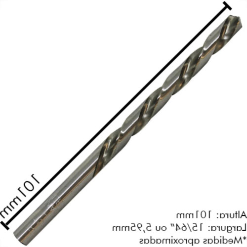 Broca Aco Rapido Irwin M 15/64 - Kit C/10 Unidades Broca Aco Rapido Irwin M 15/64 - Kit C/10 Unidades