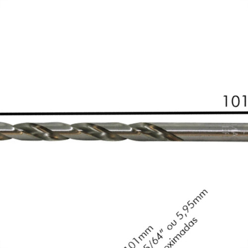 Broca Aco Rapido Irwin M 15/64 - Kit C/10 Unidades Broca Aco Rapido Irwin M 15/64 - Kit C/10 Unidades