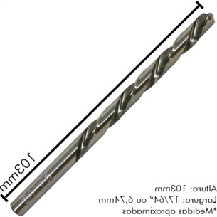 Broca Aco Rapido Irwin O 17/64 - Kit C/10 Unidades