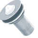 Valvula Plast Lavat S/Ladrao Cromado Luconi - Kit C/25 Unidades Valvula Plast Lavat S/Ladrao Cromado Luconi - Kit C/25 Unidades