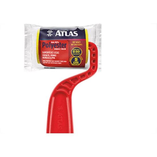Rolo Atlas Espelho Placa.Poliester Amarelo 05Cm 606 Rolo Atlas Espelho Placa.Poliester Amarelo 05Cm 606