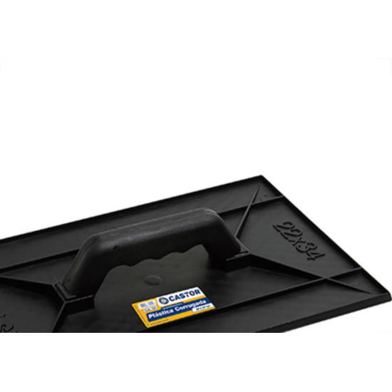 Desempenadeira Pvc Castor Pr Corrugada 22X34 124