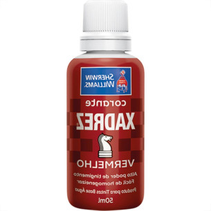 Corante Xadrez 50Ml Vermelho - Kit C/12 Unidades