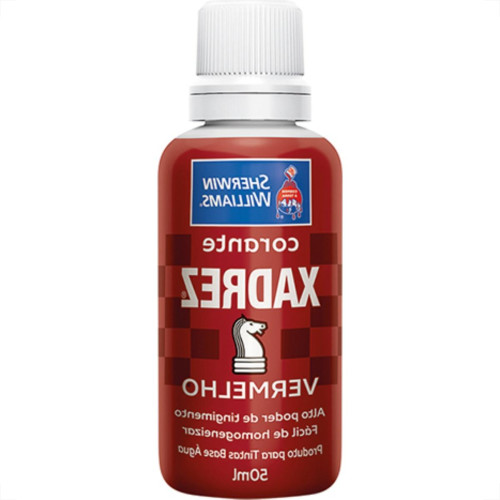 Corante Xadrez 50Ml Vermelho - Kit C/12 Unidades Corante Xadrez 50Ml Vermelho - Kit C/12 Unidades