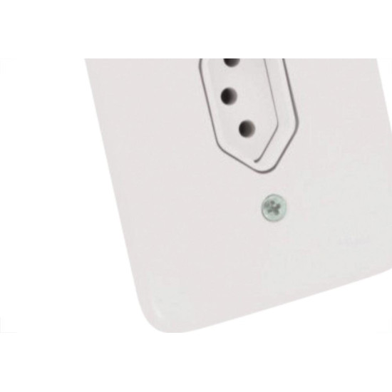 Kit C/3 - Conjunto Radial Pollar 1901113 1Tomada 10A Kit C/3 - Conjunto Radial Pollar 1901113 1Tomada 10A