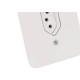 Kit C/3 - Conjunto Radial Pollar 1901113 1Tomada 10A Kit C/3 - Conjunto Radial Pollar 1901113 1Tomada 10A