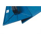 Desempenadeira Pvc Emave Azul Corrugada 18X30