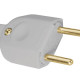 Pino Macho Tramon 2P 10A 401/01-02 Cinza - Kit C/10 Unidades
