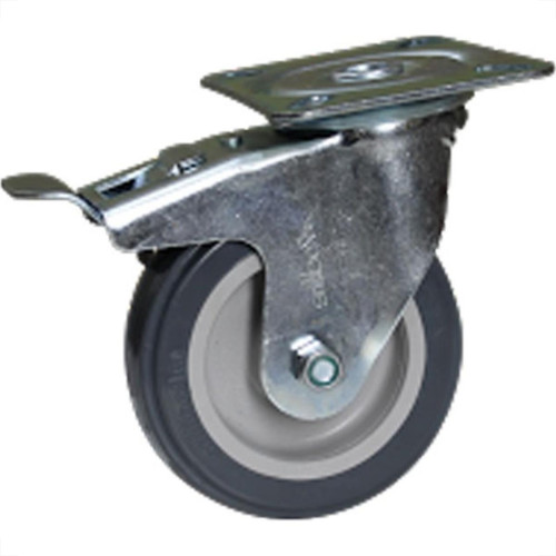 Rodizio Rodiline Base Giratorio 412Bp 4''Freio 475 Rodizio Rodiline Base Giratorio 412Bp 4''Freio 475