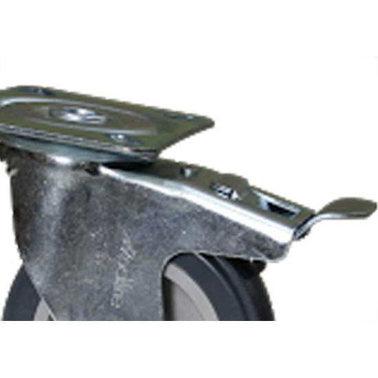 Rodizio Rodiline Base Giratorio 412Bp 4''Freio 475 Rodizio Rodiline Base Giratorio 412Bp 4''Freio 475