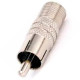 Adaptador Femea F / Pino Rca 1088 - Kit C/10 Adaptador Femea F / Pino Rca 1088 - Kit C/10