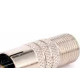 Adaptador Femea F / Pino Rca 1088 - Kit C/10 Adaptador Femea F / Pino Rca 1088 - Kit C/10