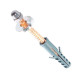Parafuso Sanitario Toralf Bucha 12 Bucha Luxo 20Pecas 1086/0B Parafuso Sanitario Toralf Bucha 12 Bucha Luxo 20Pecas 1086/0B