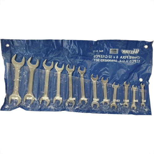 Chave Fixa Western 6A32Mm Kit 12Pecas D12 Chave Fixa Western 6A32Mm Kit 12Pecas D12