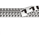 Placa Sinalizacao Aluminio 01,5X3,5 ''110V'' Com 16 Pecas 100Co