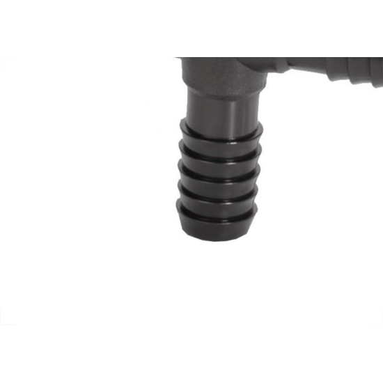Tee Preto Amanco Interno Triplo 1/2 10152/11812 - Kit C/25 Tee Preto Amanco Interno Triplo 1/2 10152/11812 - Kit C/25