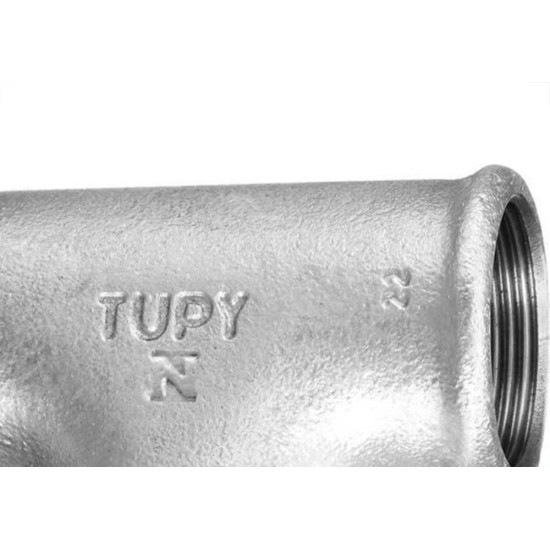 Tupy Tee Ferro Galvanizado F 1.1/4X1.1/4 Tupy Tee Ferro Galvanizado F 1.1/4X1.1/4