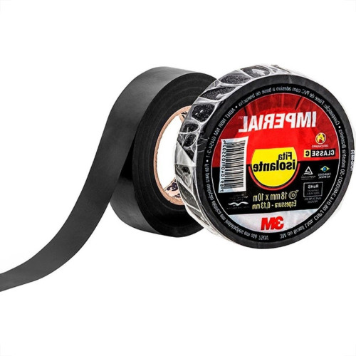 Fita Isolante 3M Imperial 20M X 18 Hb004216360 - Kit C/10 Fita Isolante 3M Imperial 20M X 18 Hb004216360 - Kit C/10