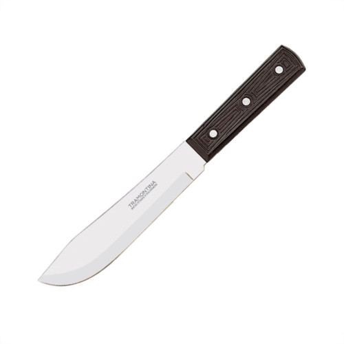 Faca Tramontina Cozinha Inox Cabo Preto 05'' - Kit C/12 Faca Tramontina Cozinha Inox Cabo Preto 05'' - Kit C/12
