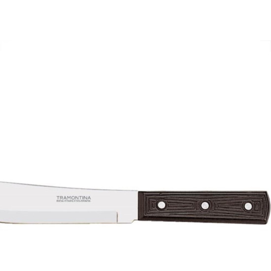 Faca Tramontina Cozinha Inox Cabo Preto 05'' - Kit C/12 Faca Tramontina Cozinha Inox Cabo Preto 05'' - Kit C/12