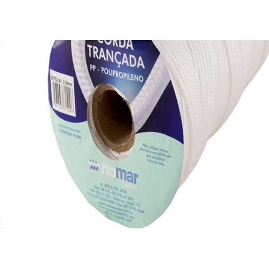 Corda Polipropileno Trancada Riomar 03,5Mm Branca+-172M Corda Polipropileno Trancada Riomar 03,5Mm Branca+-172M