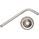 Braco Para Tempo 0,50Cm Curvo Com Canopla 1503 - Kit C/10 Braco Para Tempo 0,50Cm Curvo Com Canopla 1503 - Kit C/10