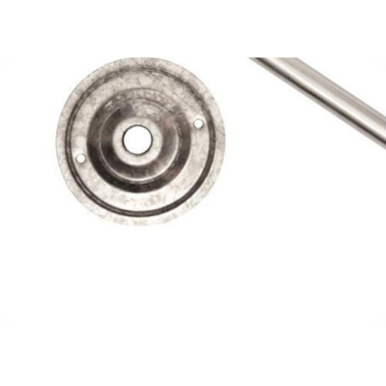Braco Para Tempo 0,50Cm Curvo Com Canopla 1503 - Kit C/10 Braco Para Tempo 0,50Cm Curvo Com Canopla 1503 - Kit C/10
