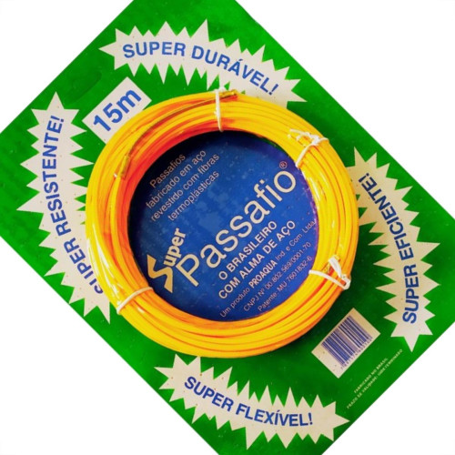 Passa Fio Nylon Proaqua Cabo Aco 15 Super 15 Passa Fio Nylon Proaqua Cabo Aco 15 Super 15
