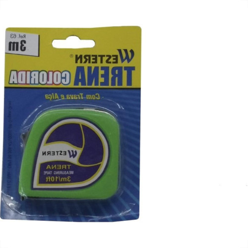 Trena Western 3M/10Mm Colorida Com Trava 63 Trena Western 3M/10Mm Colorida Com Trava 63