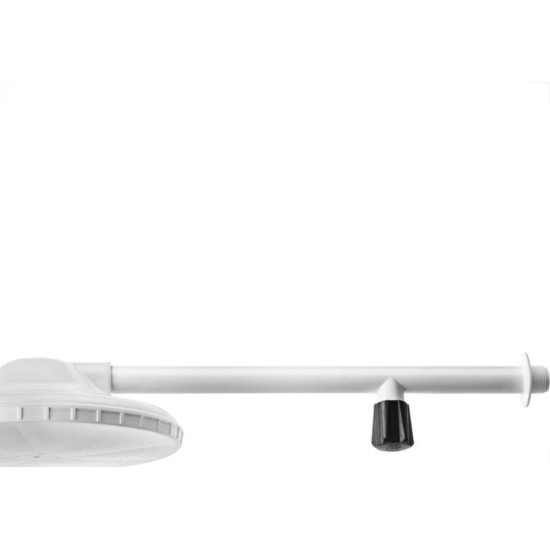 Chuveiro Frio Completo 8''Herc Branco Com Registro 2353 Chuveiro Frio Completo 8''Herc Branco Com Registro 2353