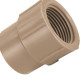 Luva Marrom Krona Liso Rosca 25Mm X 3/4'' 488 - Kit C/50 Luva Marrom Krona Liso Rosca 25Mm X 3/4'' 488 - Kit C/50