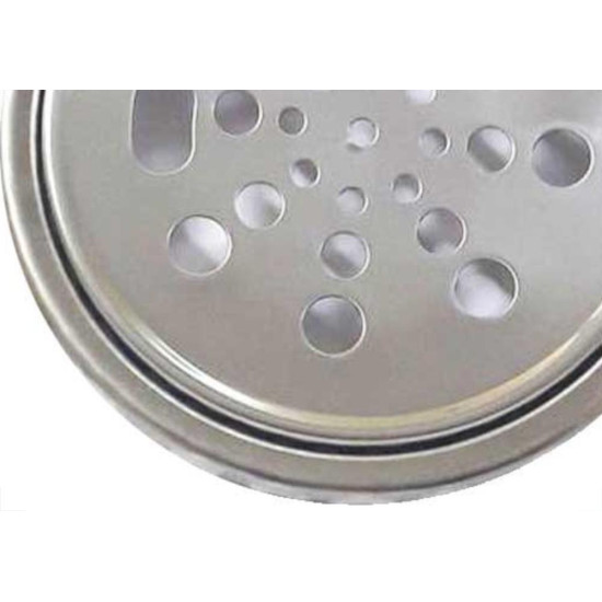 Grelha Inox Clarinox Redonda 10Cm Fixa 5063 Grelha Inox Clarinox Redonda 10Cm Fixa 5063