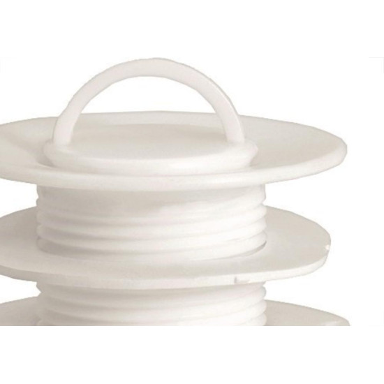 Valvula Pia Plastica Amanco Branca 11883 - Kit C/20 Valvula Pia Plastica Amanco Branca 11883 - Kit C/20