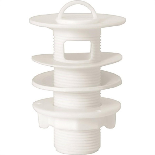 Valvula Lavatorio Plastica Amanco Branca Com Ladrao 6 11885 - Kit C/20 Valvula Lavatorio Plastica Amanco Branca Com Ladrao 6 11885 - Kit C/20
