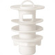 Valvula Lavatorio Plastica Amanco Branca Com Ladrao 6 11885 - Kit C/20 Valvula Lavatorio Plastica Amanco Branca Com Ladrao 6 11885 - Kit C/20