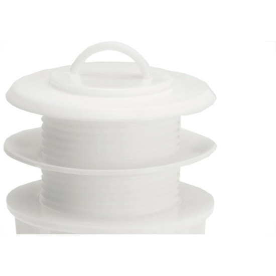 Valvula Tanque Plastica Amanco Branca 1.1/2'' 10563 - Kit C/20 Valvula Tanque Plastica Amanco Branca 1.1/2'' 10563 - Kit C/20