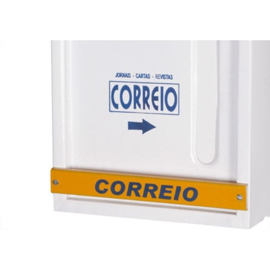 Caixa Carta Metal Cartas 32 Jornal Vertical Chapa 251