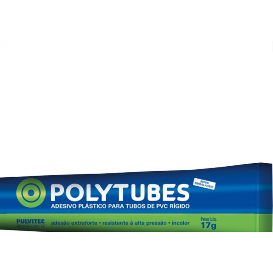 Cola Pvc Polytubes 17G Bisnaga Pulvitec Aa014 - Kit C/48