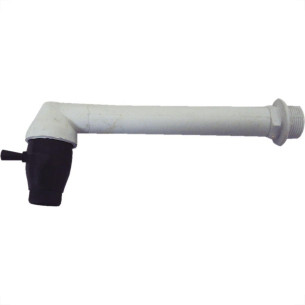 Torneira Plastica Paulina Cabinho Branco 3/4'' Pr 20300 - Kit C/12 