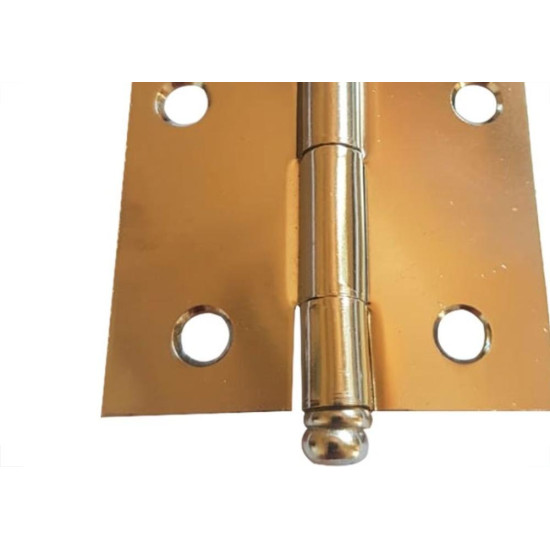 Dobradica Fama 1295 Ferro Cromado Bicromatizado 3.1/2'' Com 24 Pecas - Kit C/24 Dobradica Fama 1295 Ferro Cromado Bicromatizado 3.1/2'' Com 24 Pecas - Kit C/24