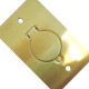 Placa Piso Latao 4X2''Tomada Universal ''Com 1 Tampa Unha Pl42Tu Placa Piso Latao 4X2''Tomada Universal ''Com 1 Tampa Unha Pl42Tu