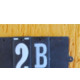 Base Para Numeros Retangular Pvc Caiado 1  - Kit C/10 